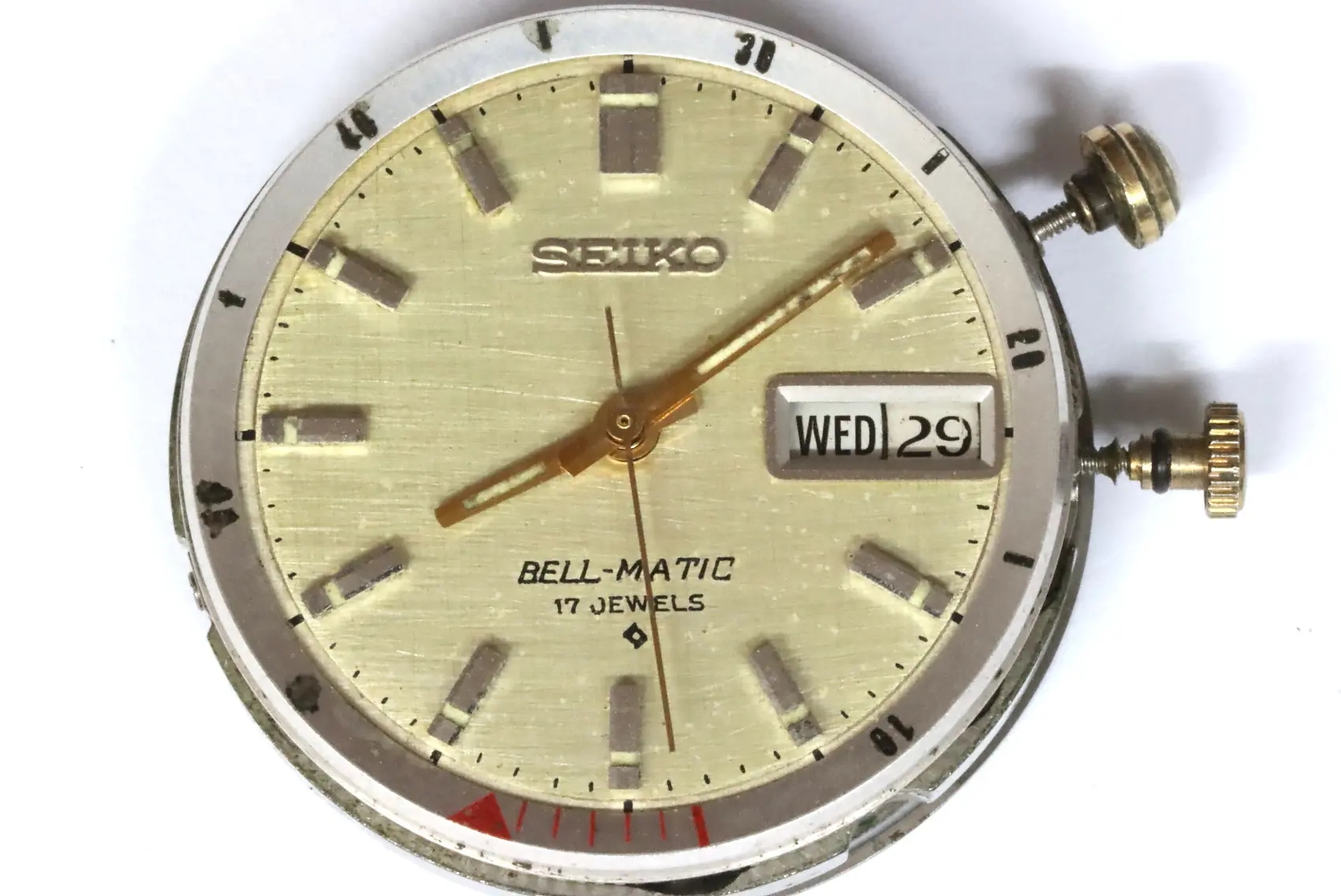 Seiko 4006A Bell-Matic movement for spares restore