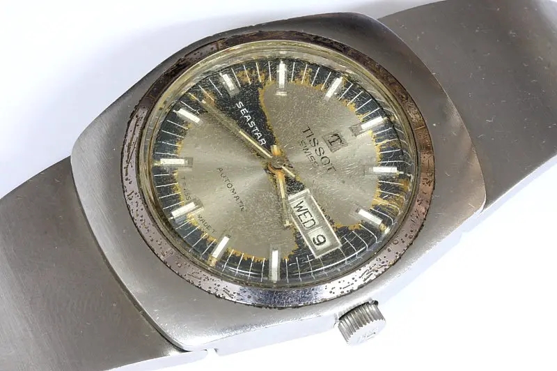 Tissot seastar 2571 automatic vintage watch for restore