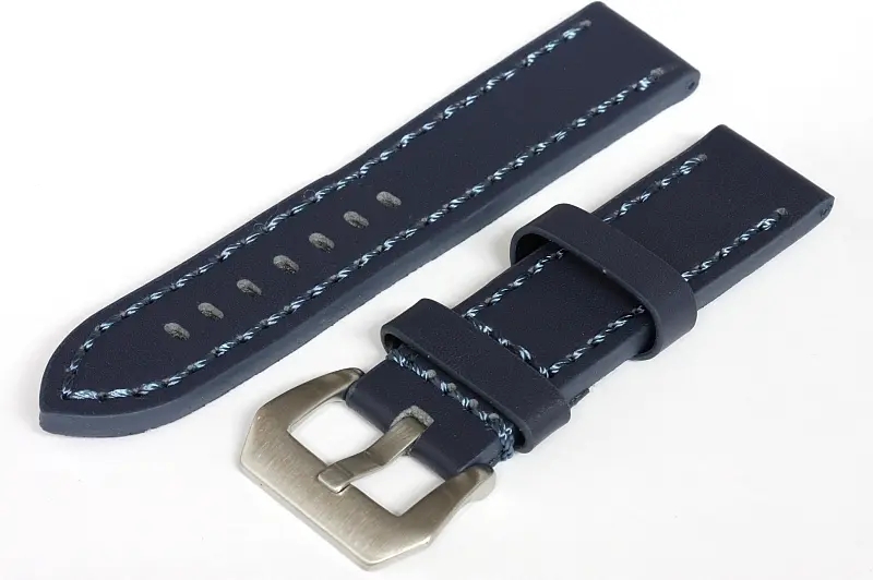 22mm quality genuine leather watch strap - 143648