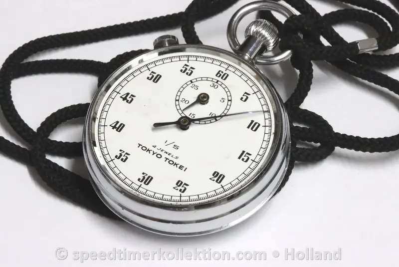 Tokyo Tokei 4 jewels stopwatch in working condition - No crystal