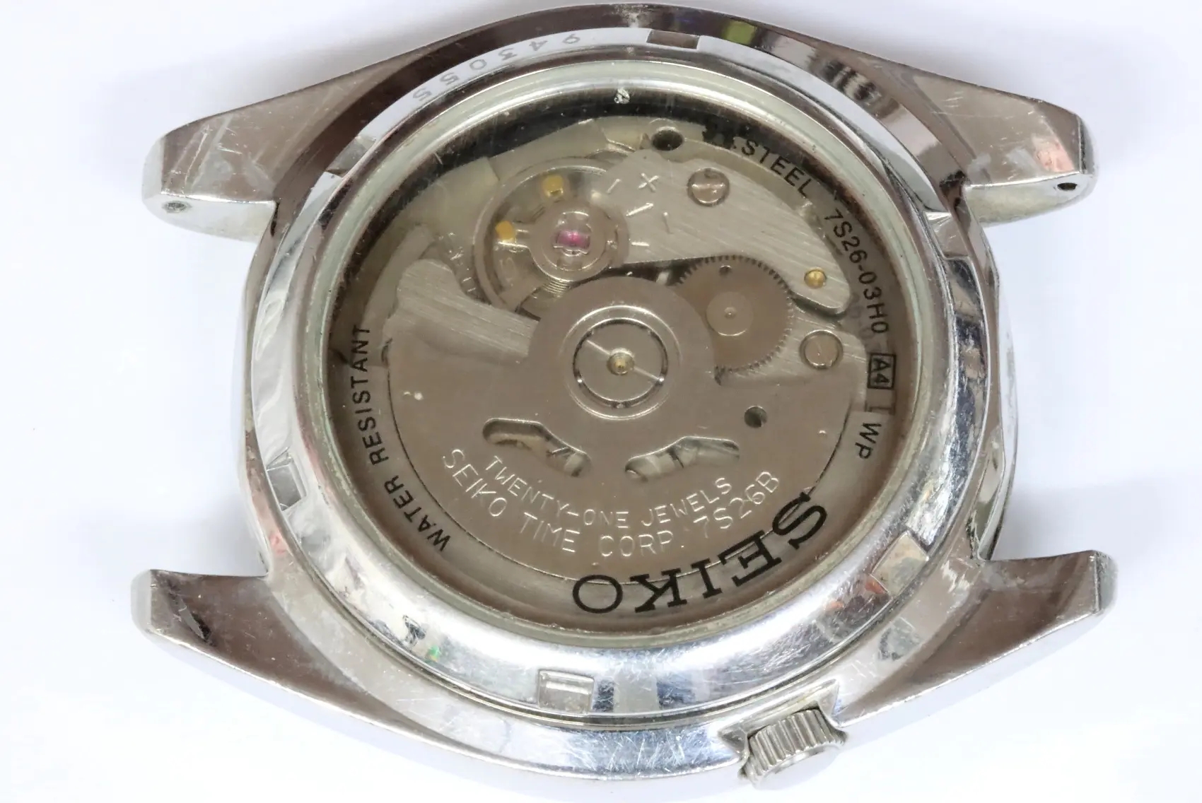 Seiko defective 7S26 automatic mens watch | Speedtimerkollektion
