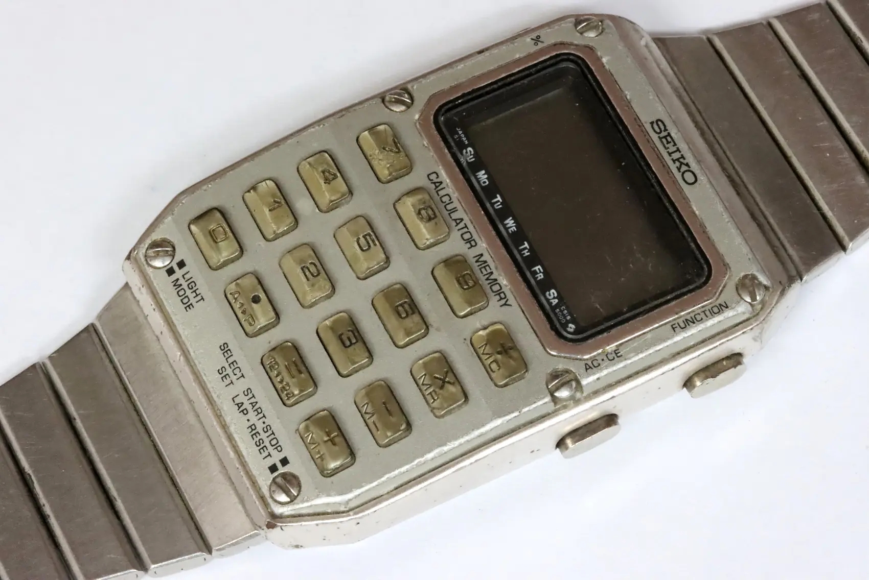 Seiko defective C515-5000 calculator watch | Speedtimerkollektion