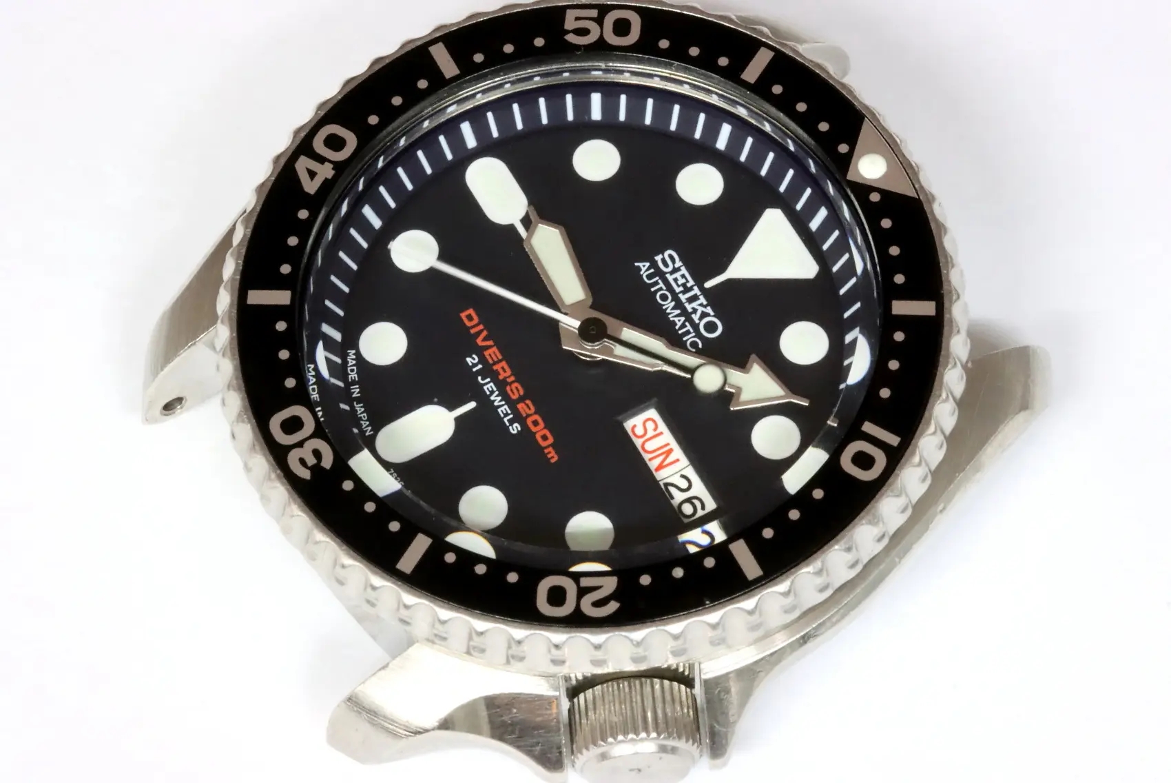 Seiko 7S26 0020 SKX007 made in Japan divers Serial nr. 950178