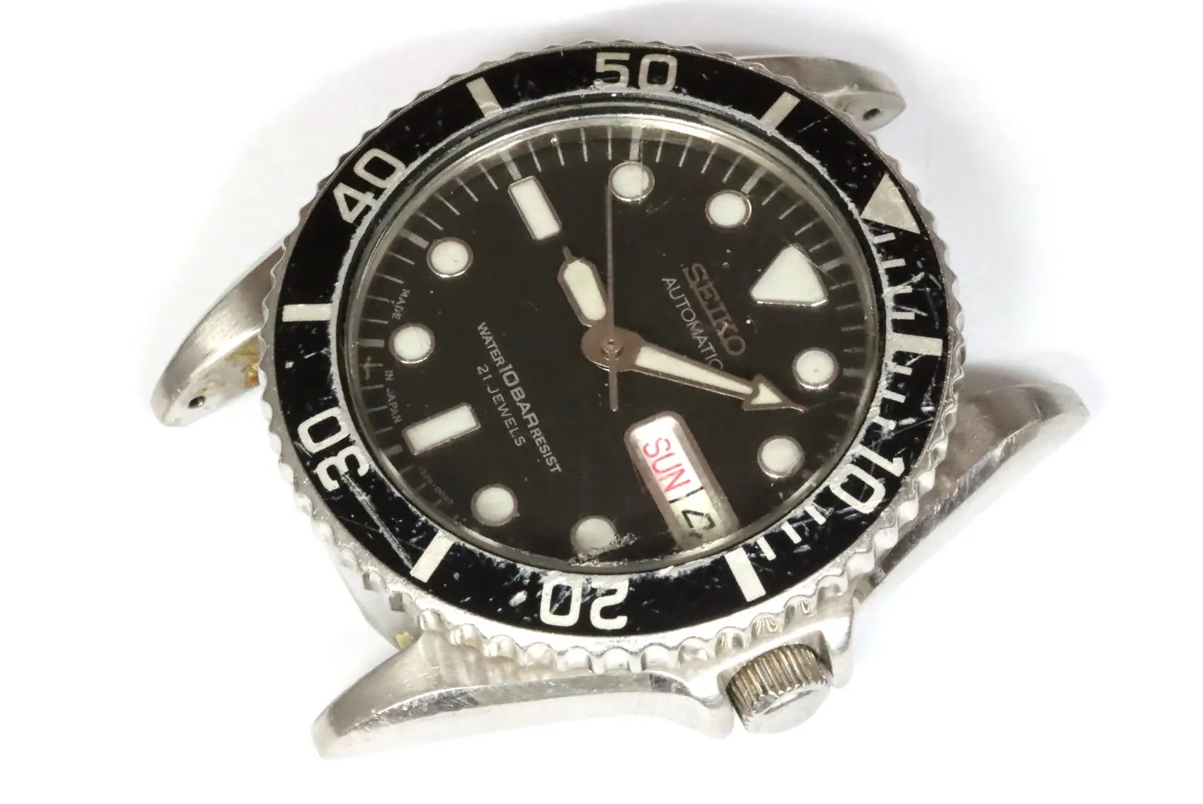 Seiko defective 10bar 7S26 0050 divers watch Speedtimerkollektion