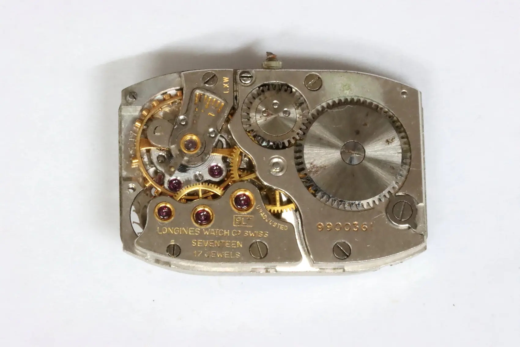 Longines 9LT handwind movement for parts restore