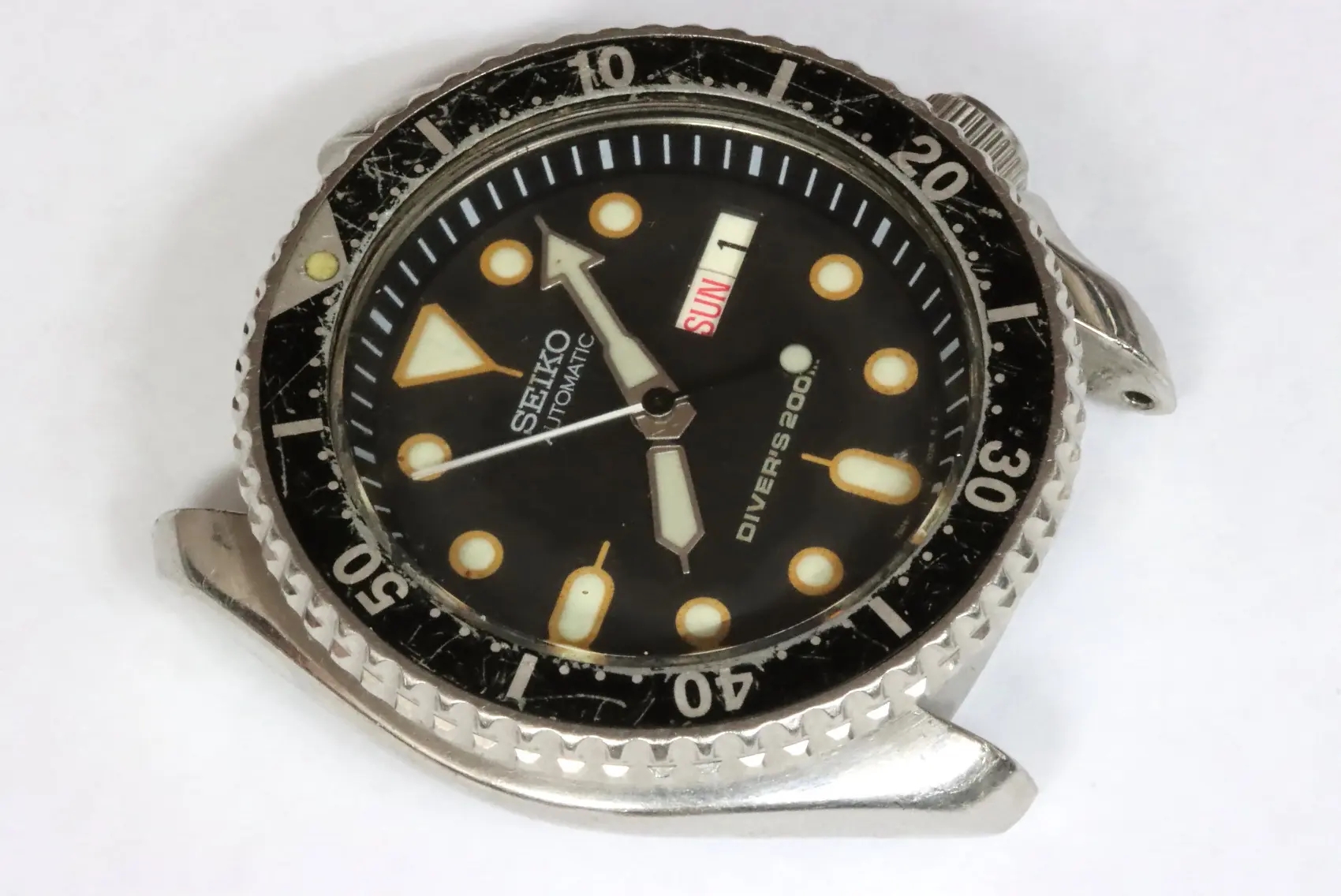 Seiko 7S26 0020 SKX007 used defective divers for parts AS IS