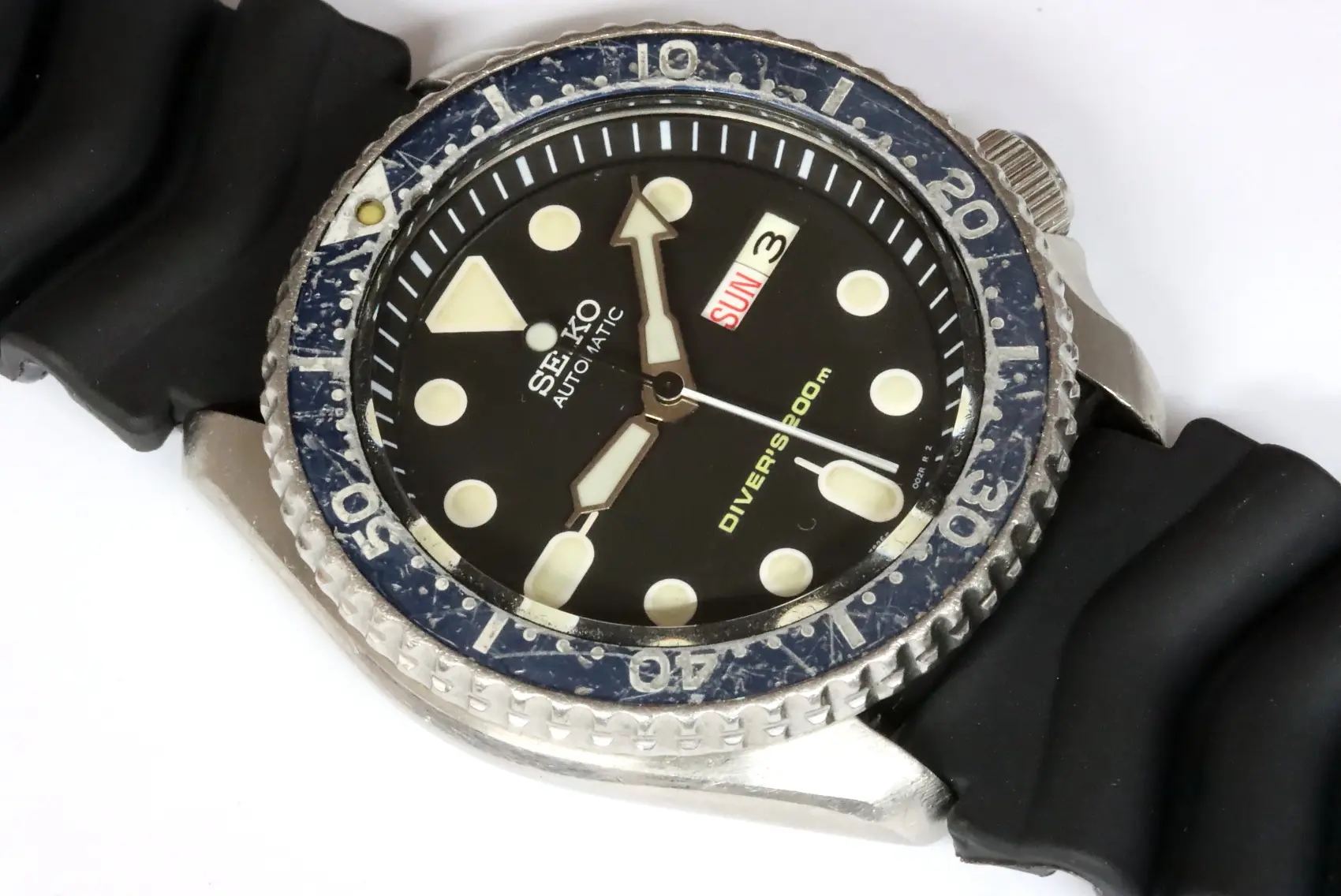 Seiko 7S26-0020 SKX007 automatic men's diver's watch 