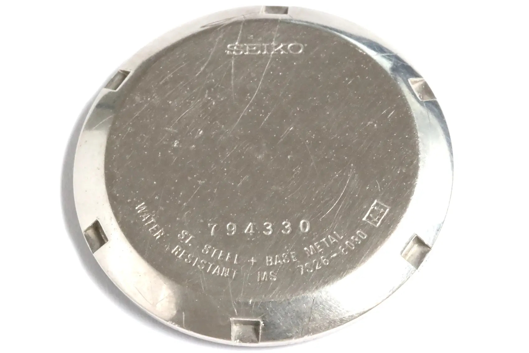 Seiko 7S26 6030 men s screw case back for restore