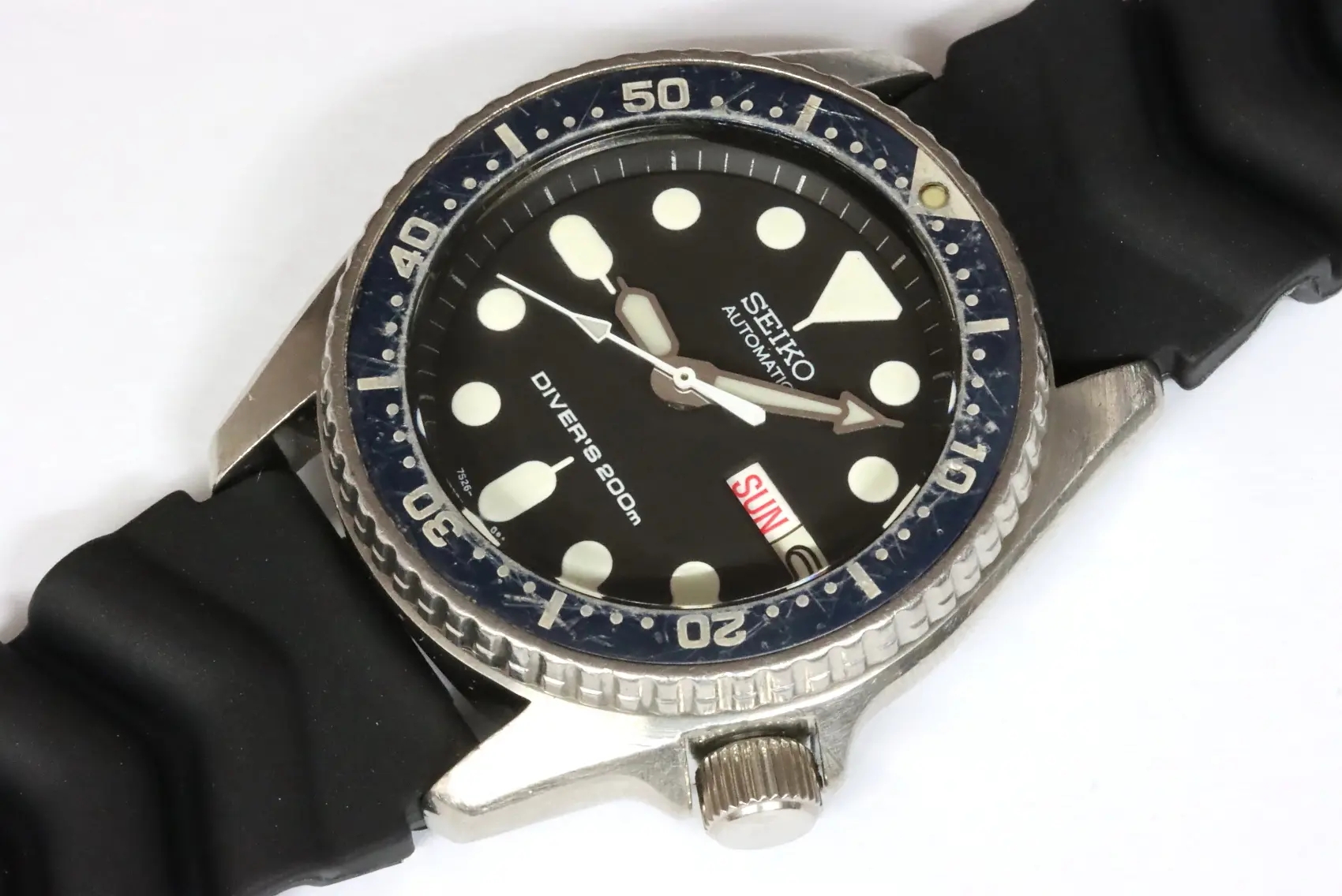 253/ 7S26-0030 Seiko Skx013 Blue Diver from Japan | eBay