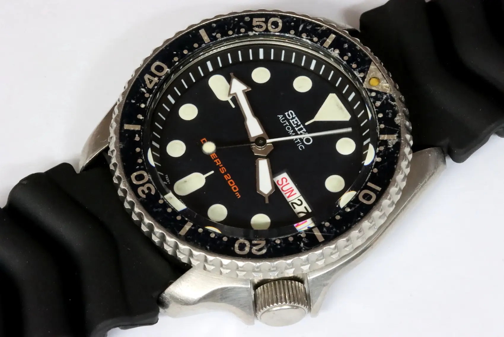 Seiko 7S26-0020 SKX007 automatic diver's watch