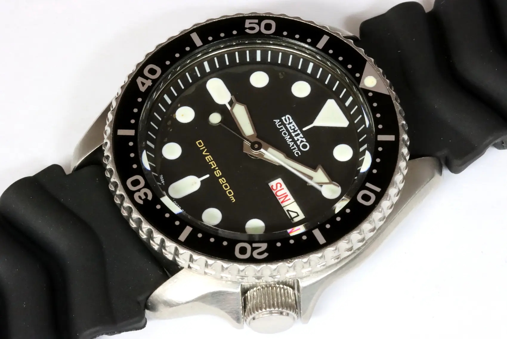 Seiko 7S26-0020 SKX007 automatic diver's watch