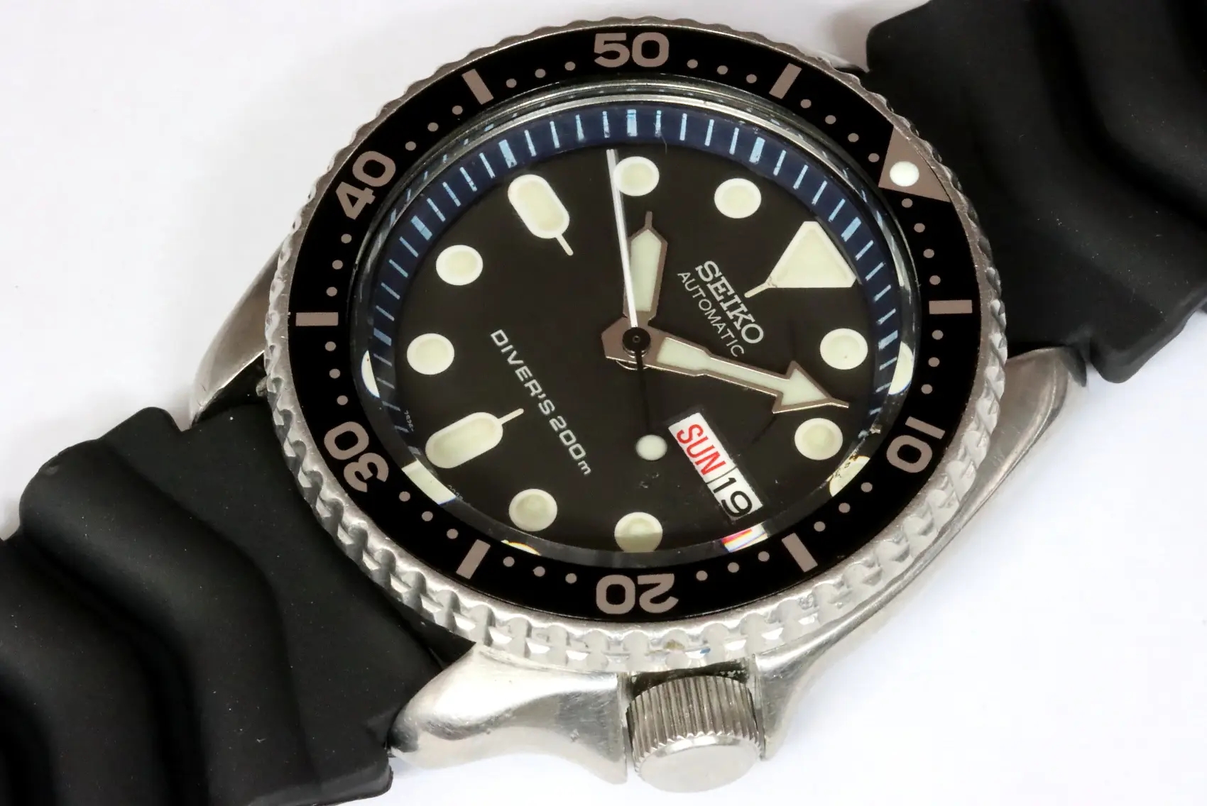 Seiko 7S26-0020 SKX007 automatic diver's watch