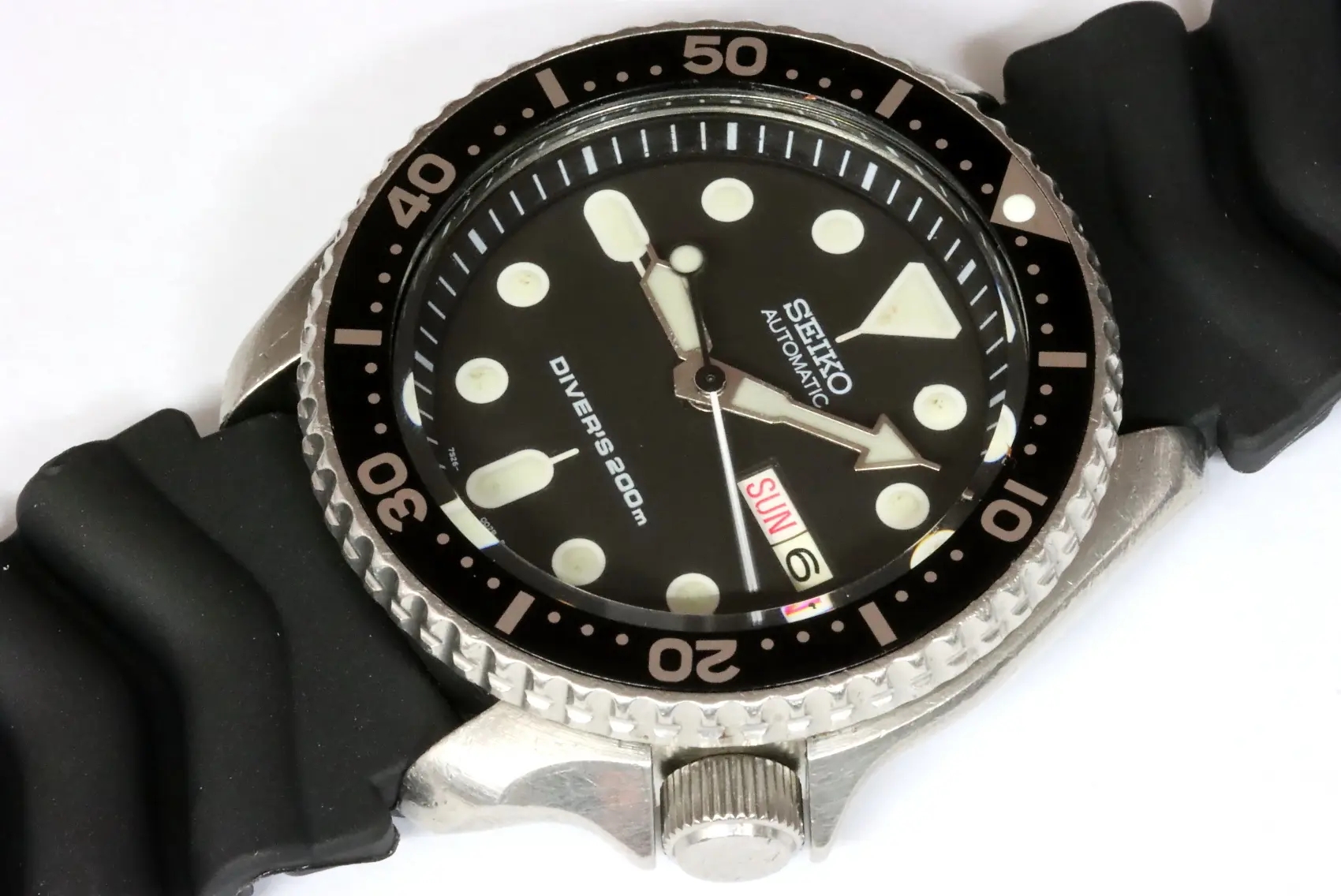 Seiko 7S26-0020 SKX007 automatic diver's watch