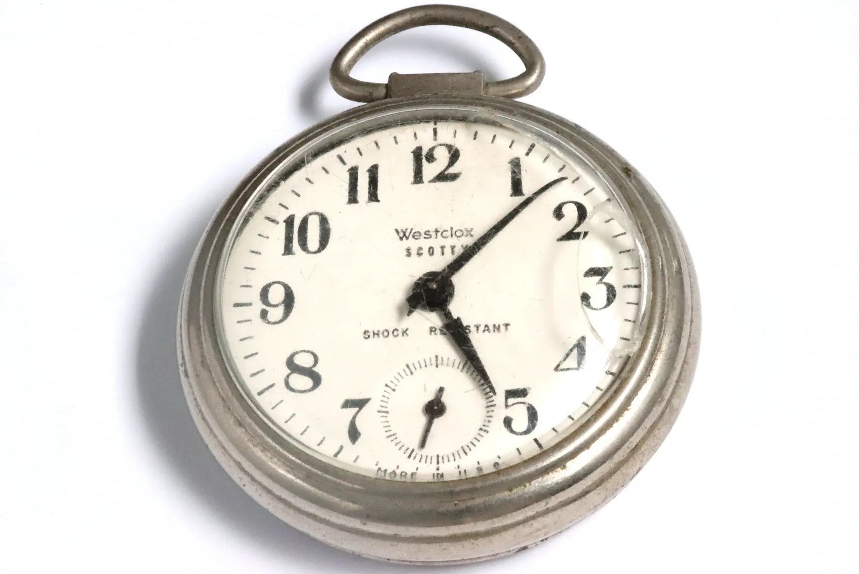 Vintage westclox scotty pocket watch clearance