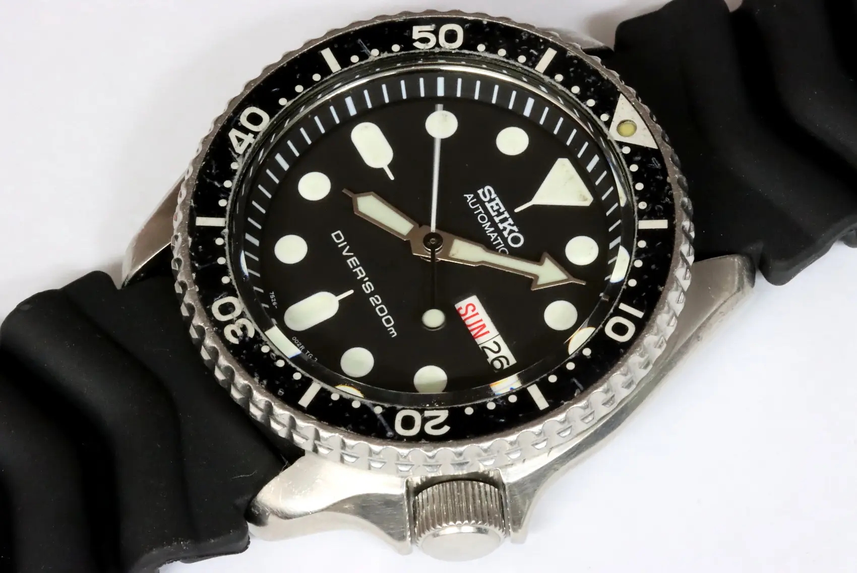 Seiko 7S26-0020 SKX007 automatic diver's watch