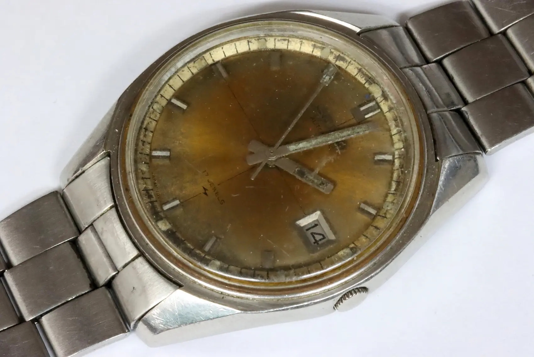 Seiko uncleaned and unrestored 7005-8060 watch