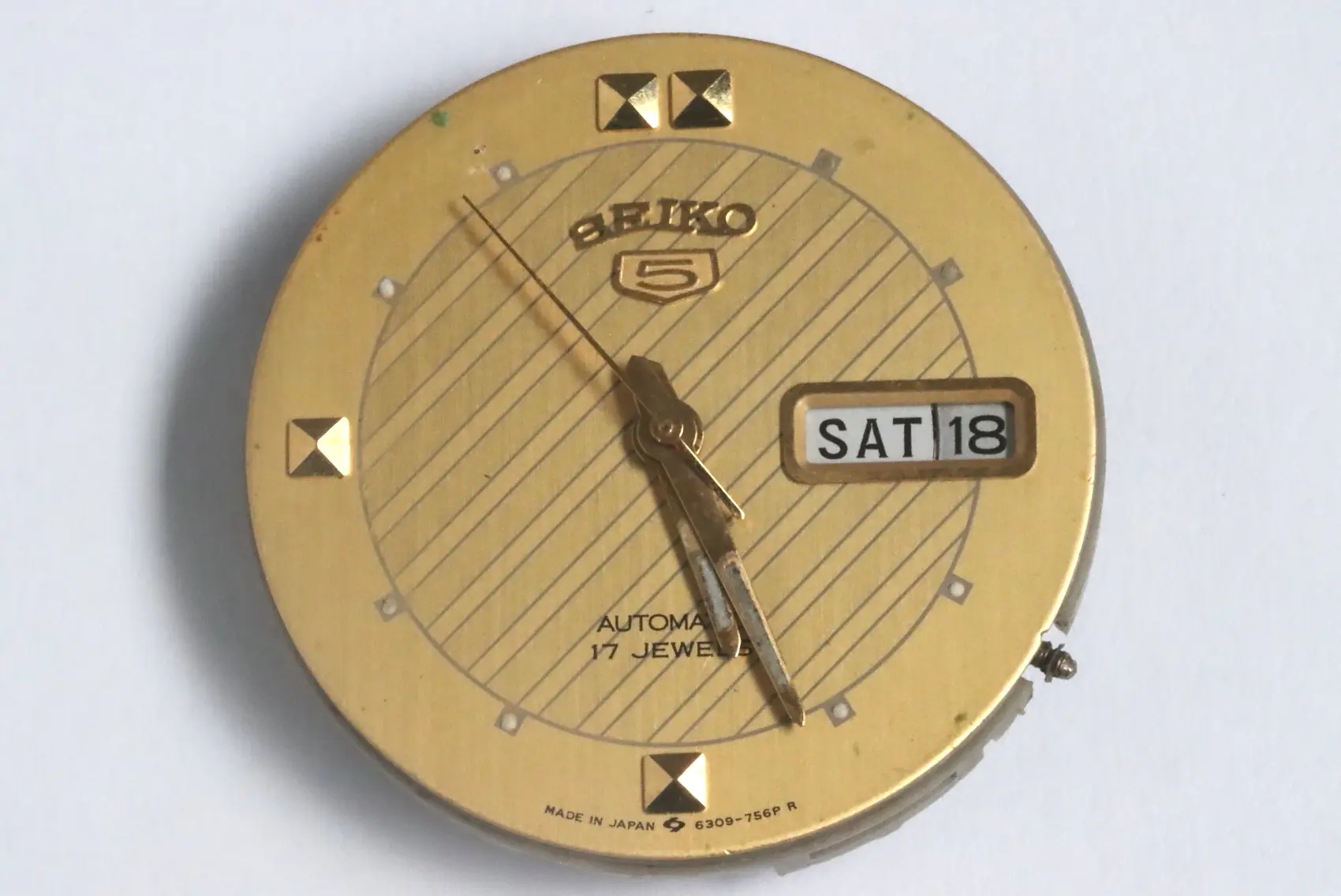 Seiko 6309A automatic movement for spares restore