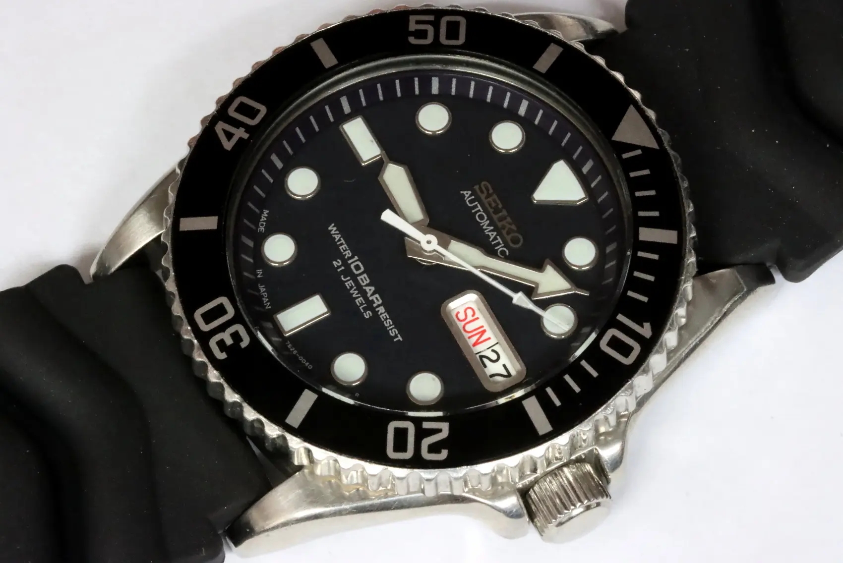 Seiko 10bar 7S26-0040 SKX031J automatic men's diver's watch