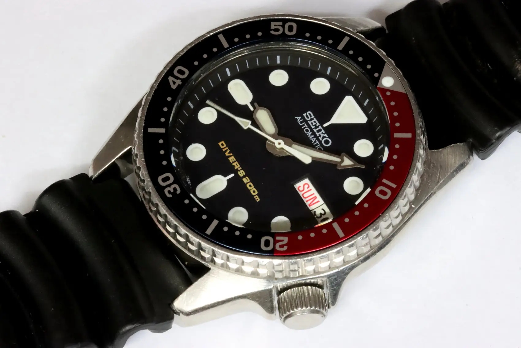 Seiko 7S26-0030 SKX013 midsize diver's watch