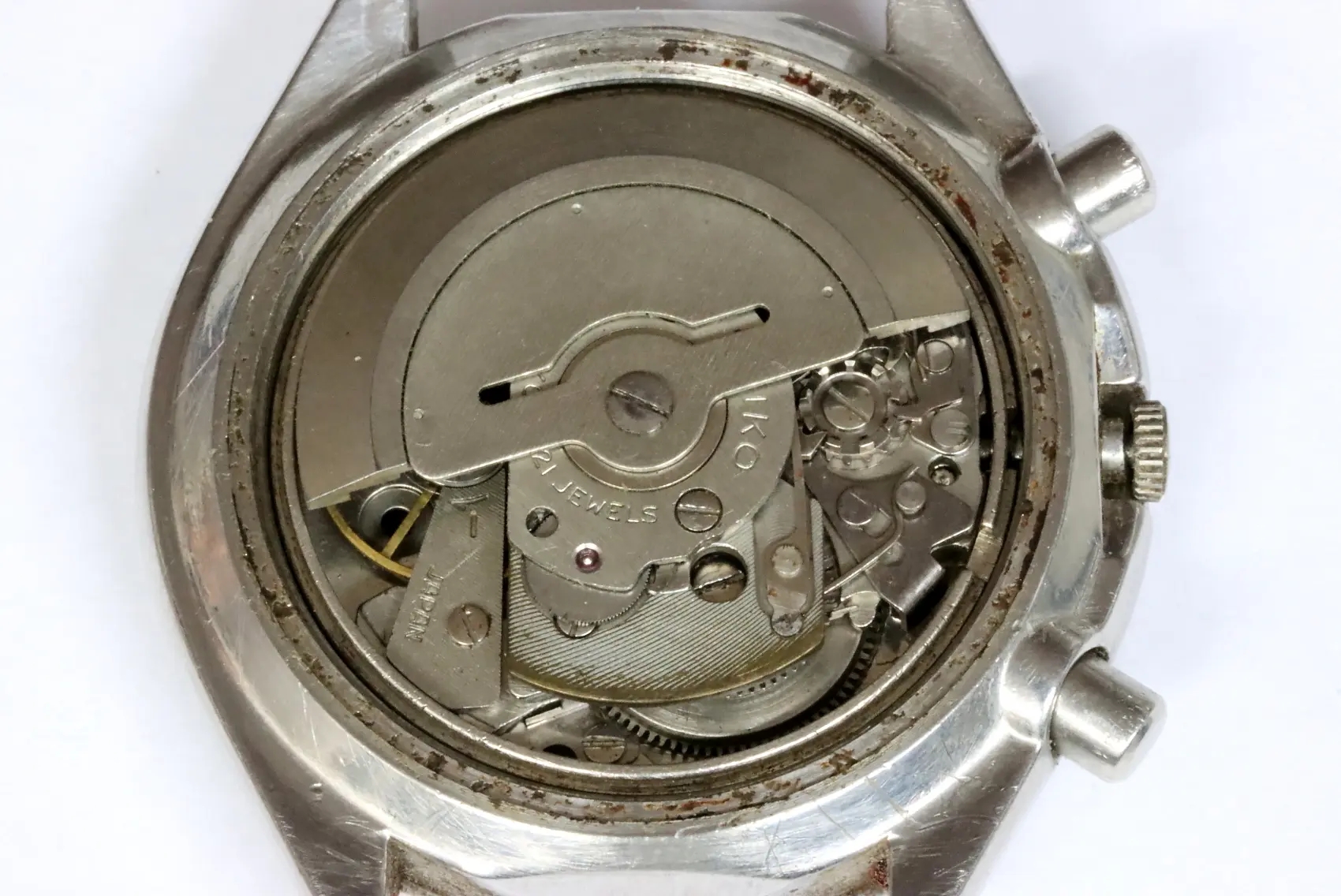 Seiko 6139-6040 chronograph watch for spares restore
