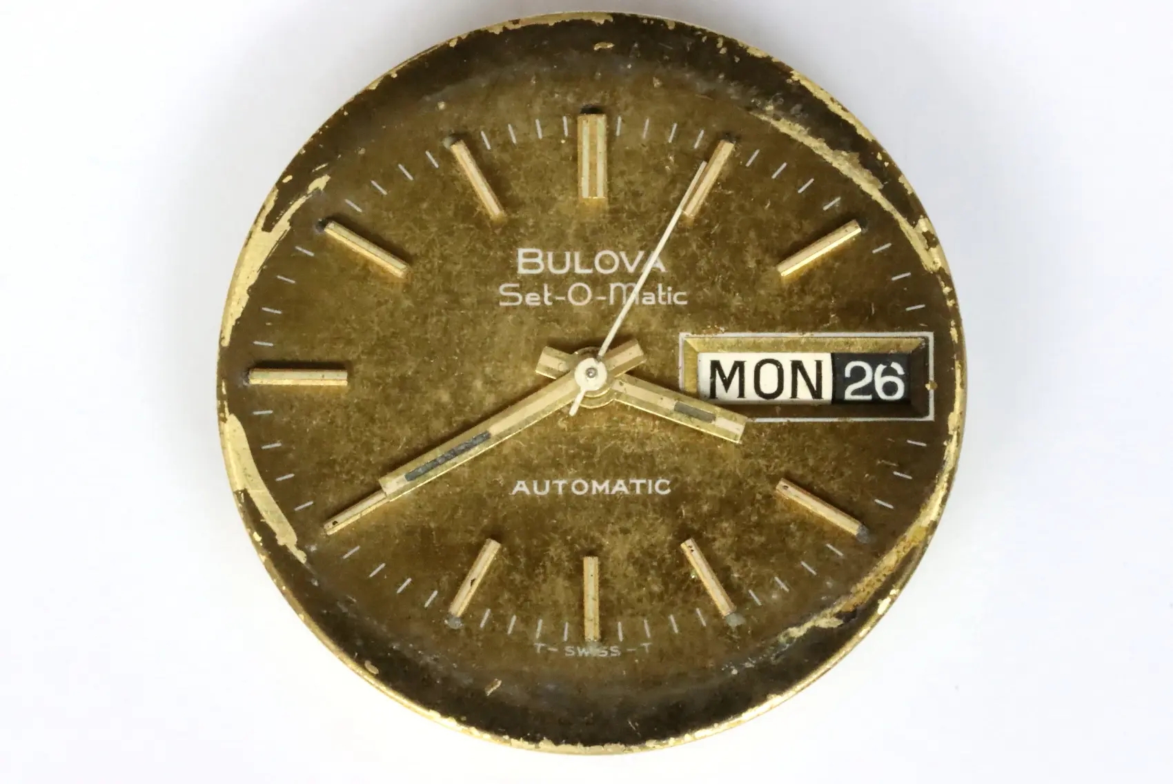 Bulova Set-O-Matic 11BSACB (AS 2066) movement for spares restore