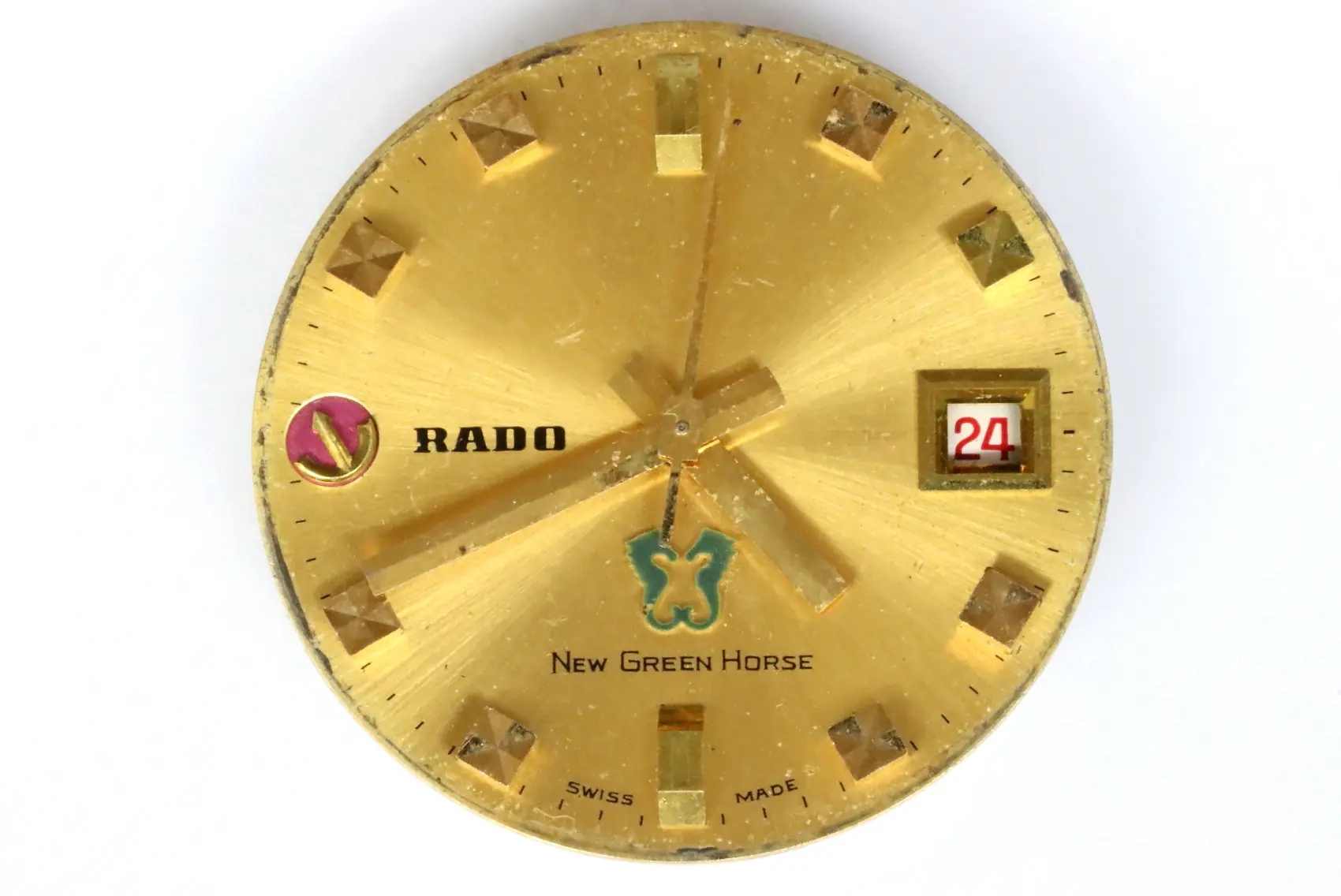 Rado New Green Horse ETA 2472 movement for spares restore