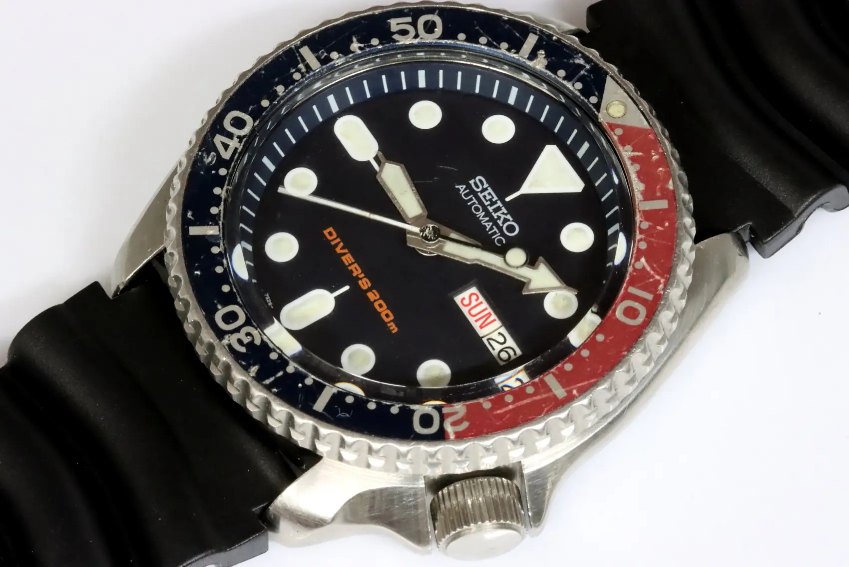 Seiko classic 7S26-0020 SKX007 automatic diver's watch