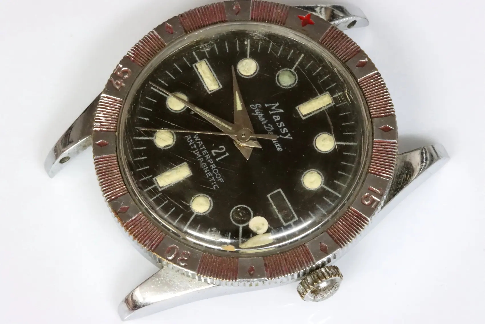 Massy handwind men's watch found as is, defective and untested