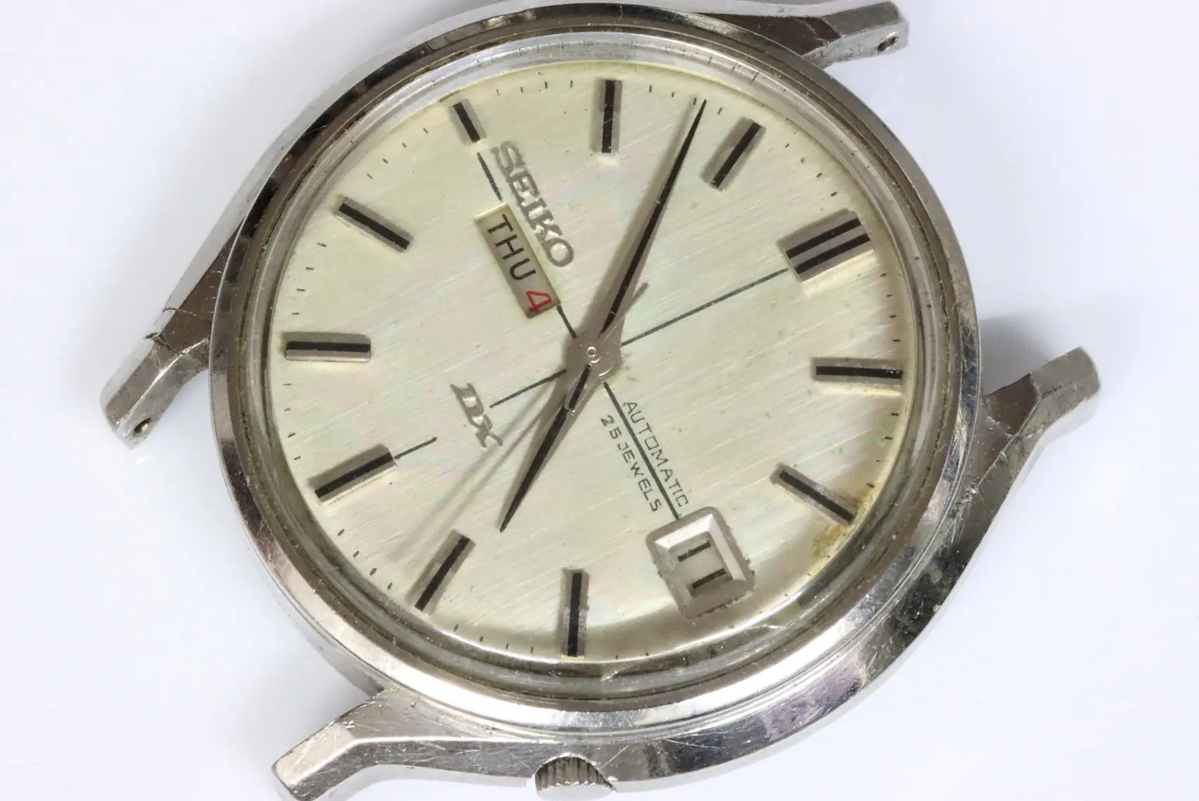 Seiko 6106-8060 DX watch found as is, defective in poor condition