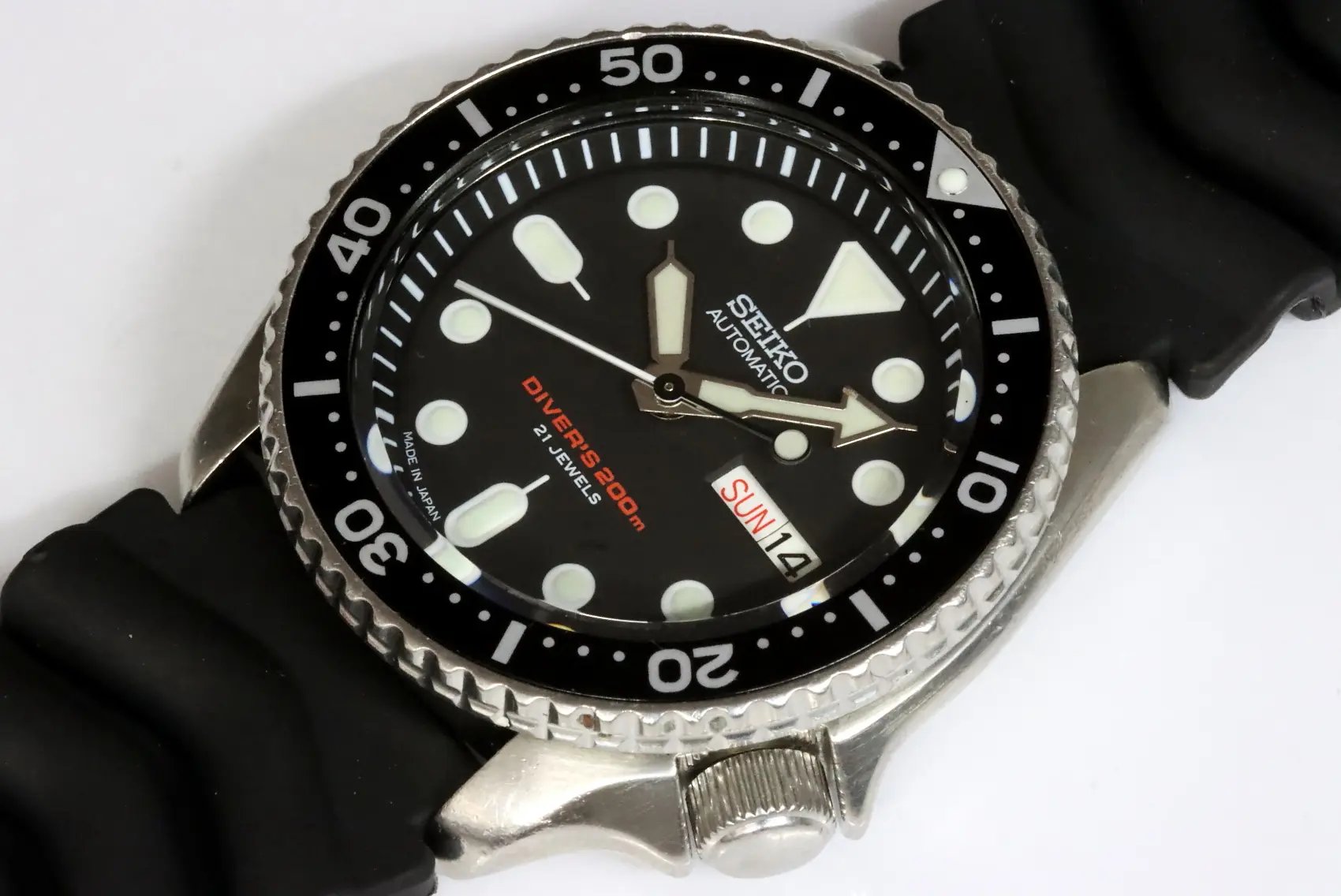 Seiko classic WP 7S26-0020 SKX007 Japanese market scuba diver's watch