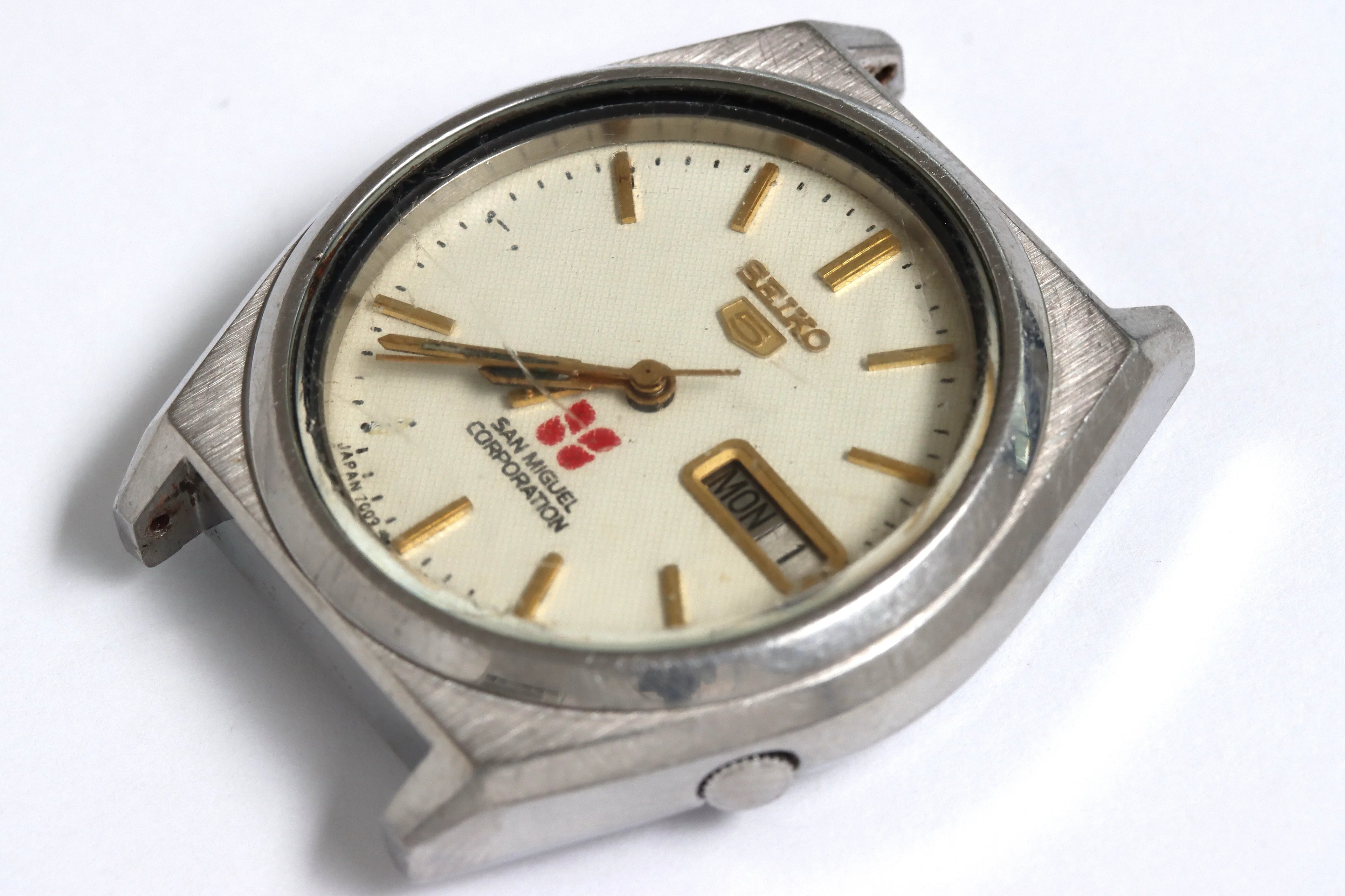 Seiko 7009 San Miquel men's watch for spares restore