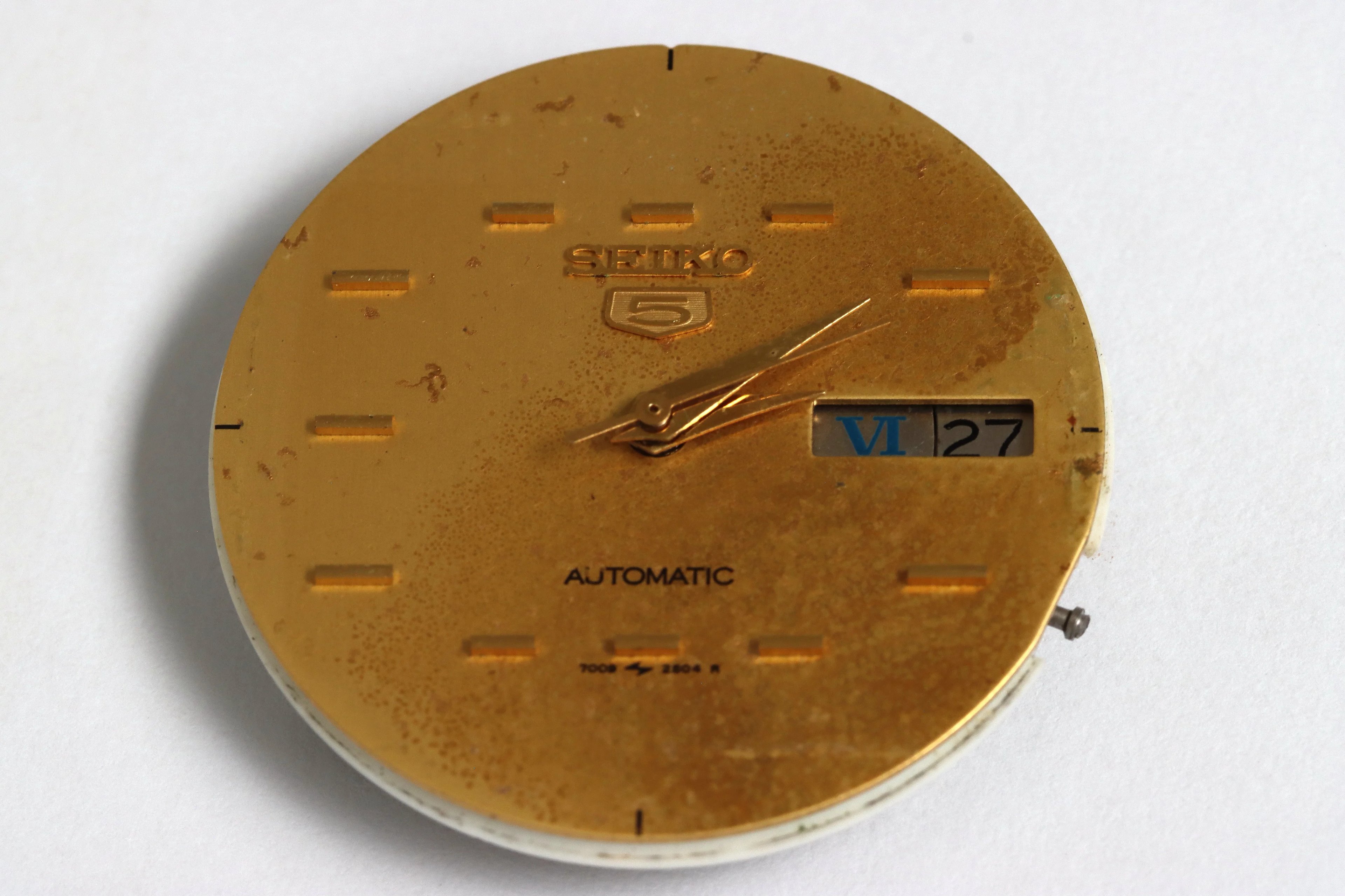Seiko 7009A automatic movement for spares restore