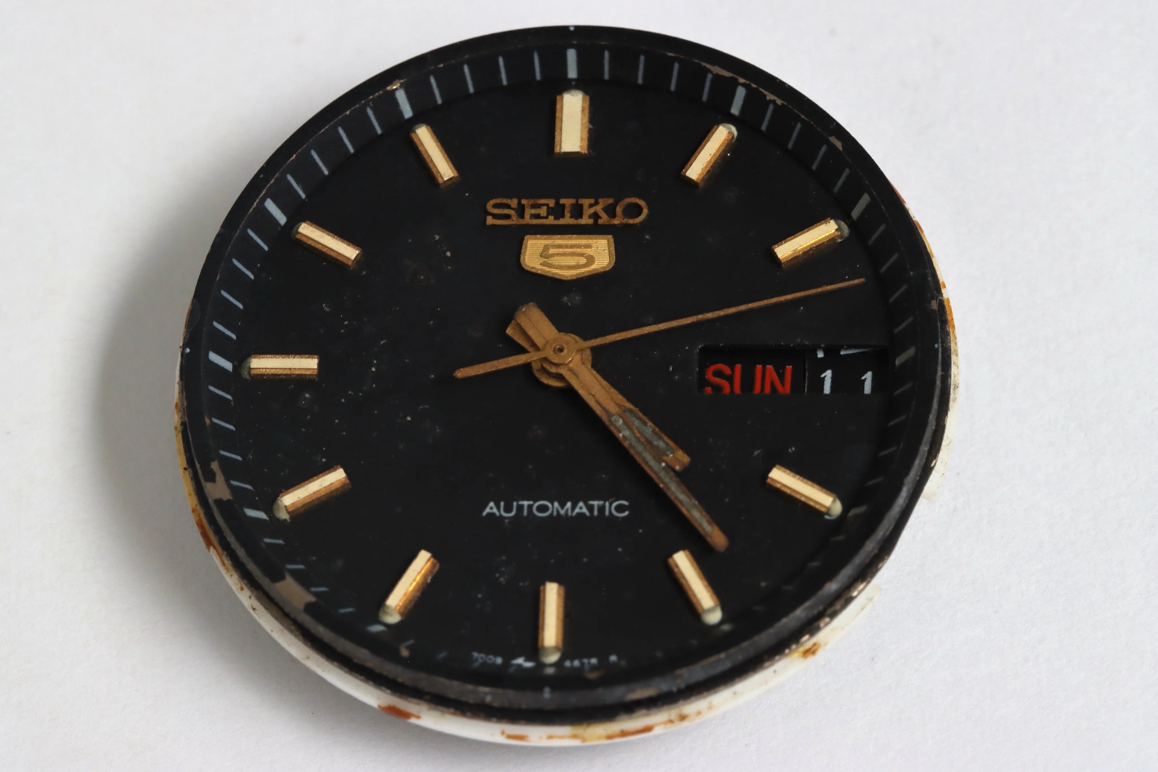 Seiko 7009A automatic movement for spares restore