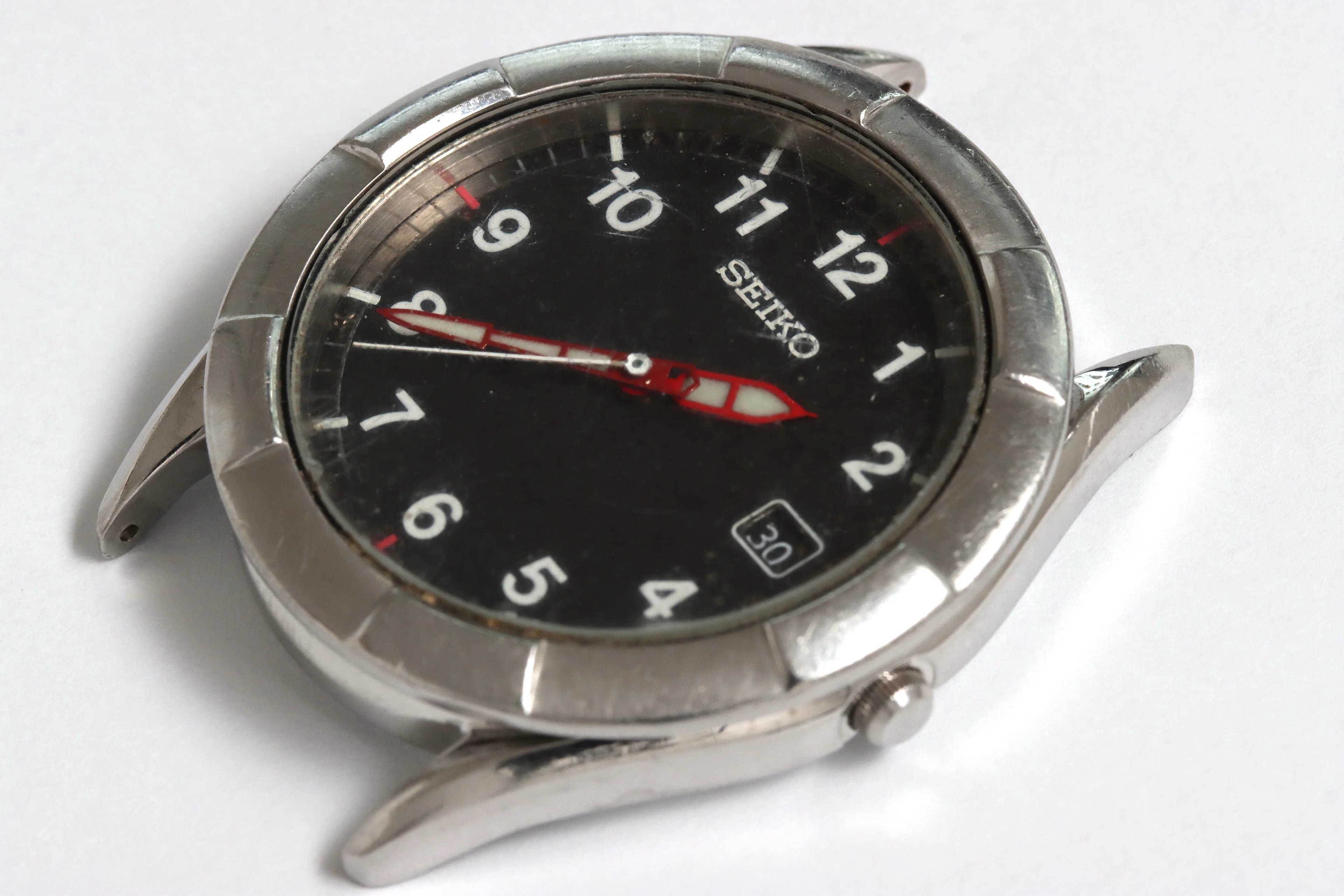 Seiko defective 7N42-9090 quartz men's watch for spares restore