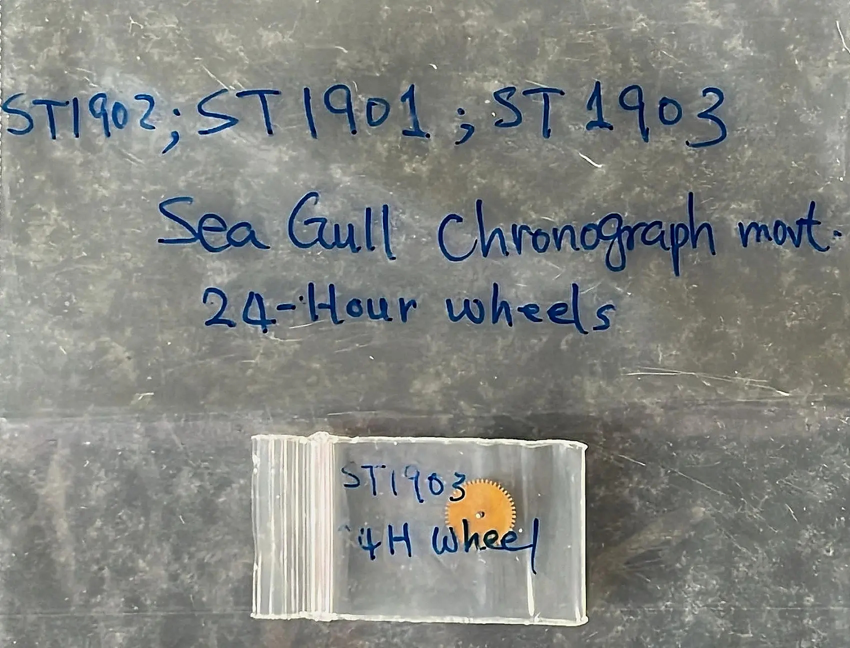 24 hour wheel for Sea Gull ST1901, ST1902, ST1903 chronograph 