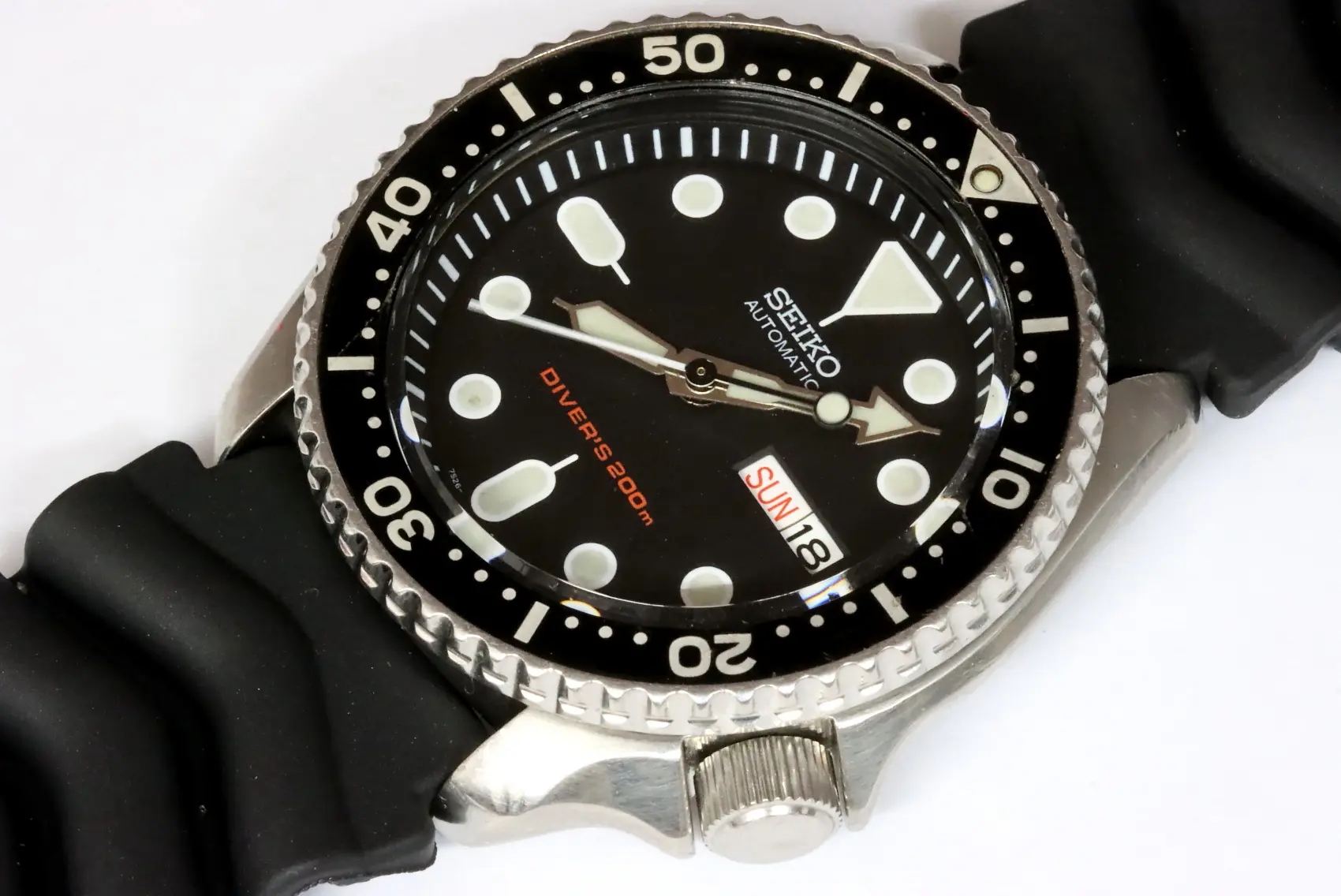 Seiko 7S26-0020 SKX007 automatic diver's watch